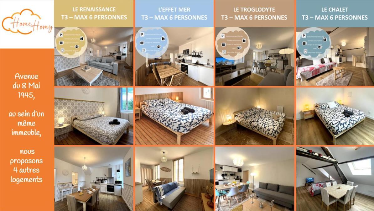 Le Gatsby - Home Homy Montlucon Bagian luar foto